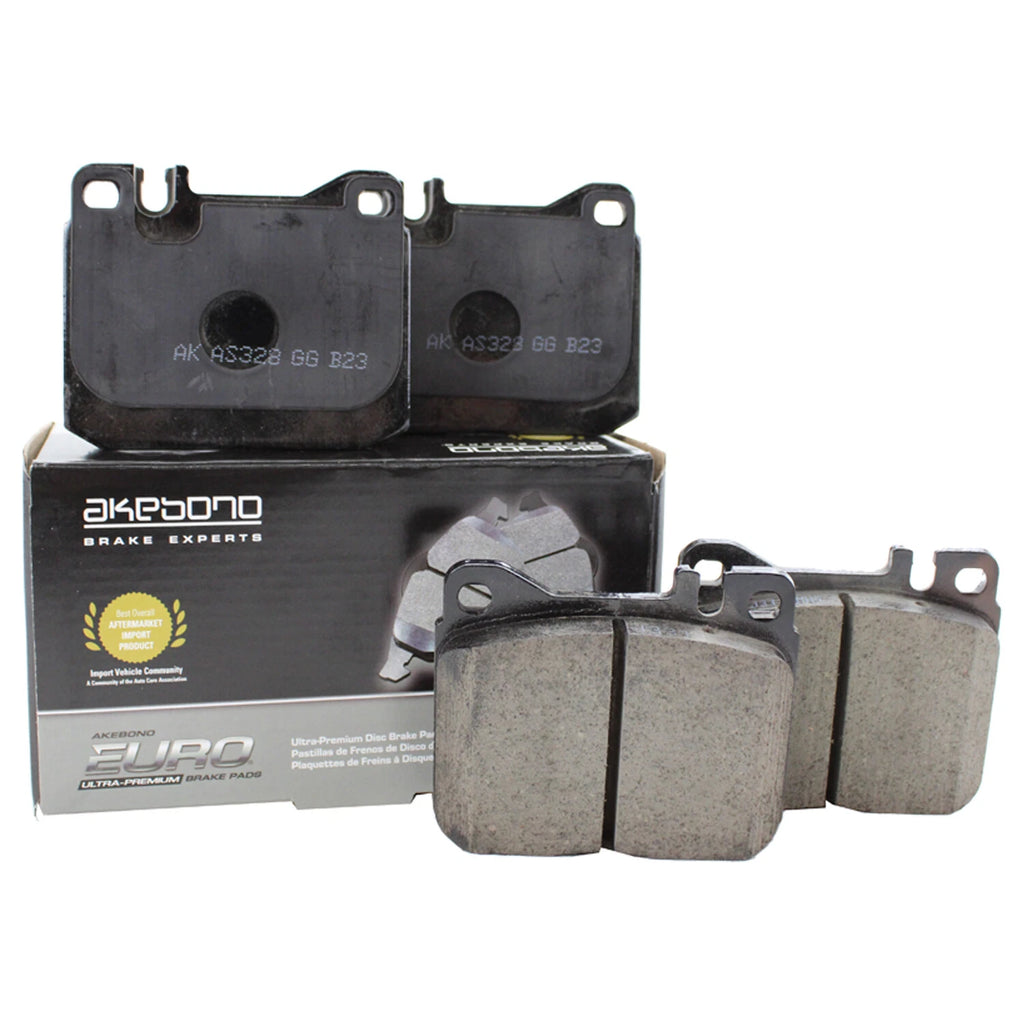 Set of 4 Akebono Ceramic Disc Brake Pads for (EUR1072)