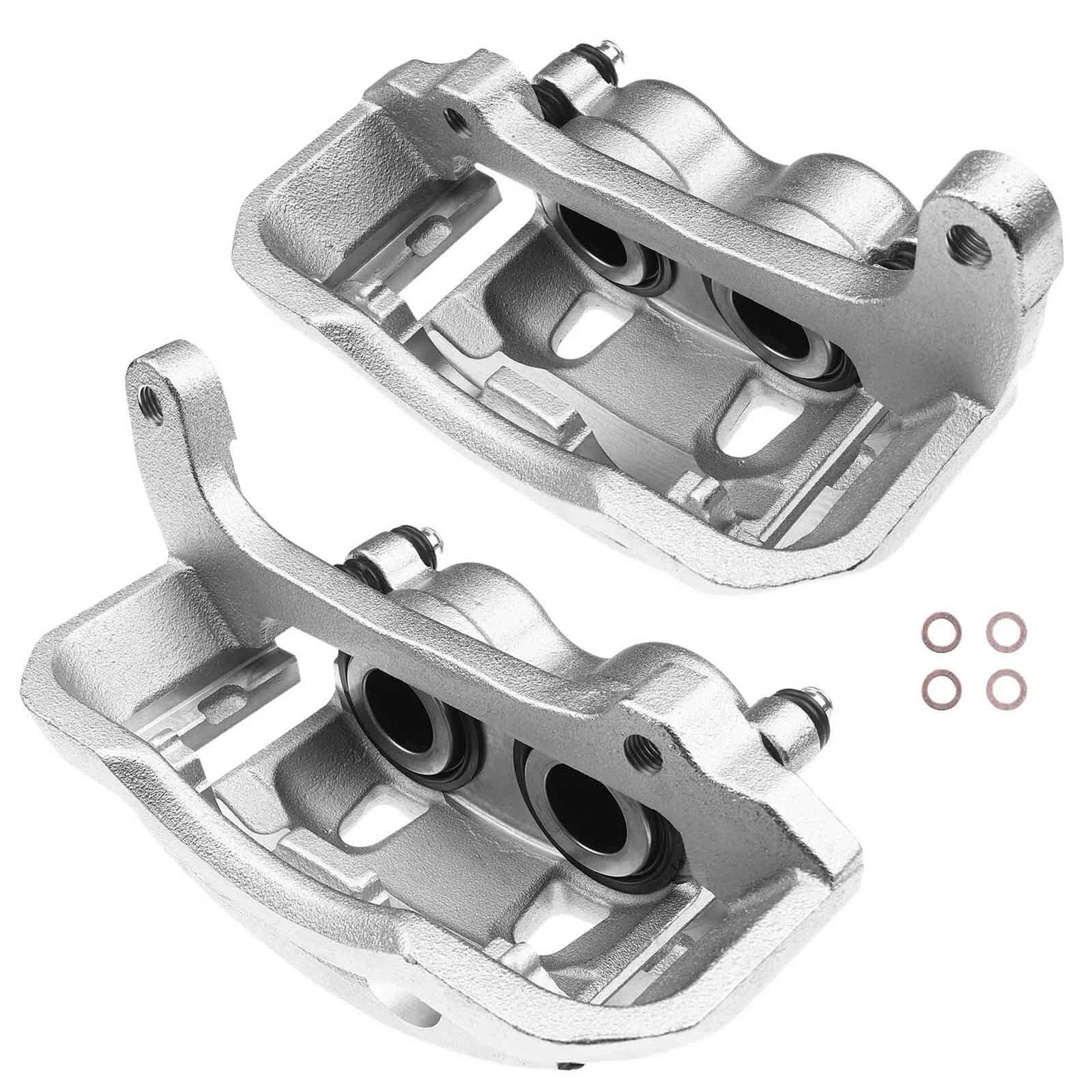2X Front Disc Brake Calipers w/ Bracket for Dodge Ram 2500 3500 (1994-2002)
