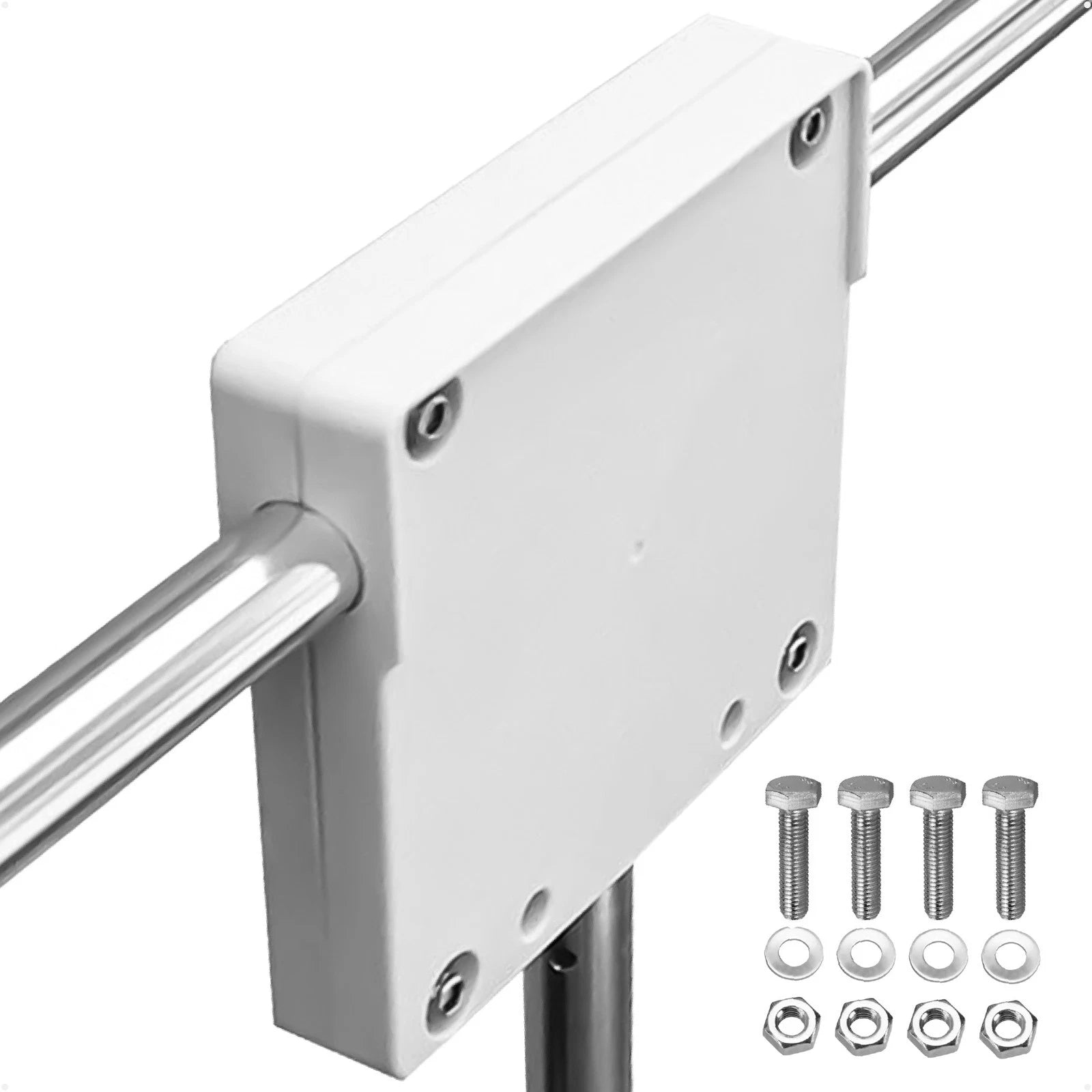 Outboard Motor Bracket for Rail Mount (Fits Up to 80 Lb, Rails Up to 1")