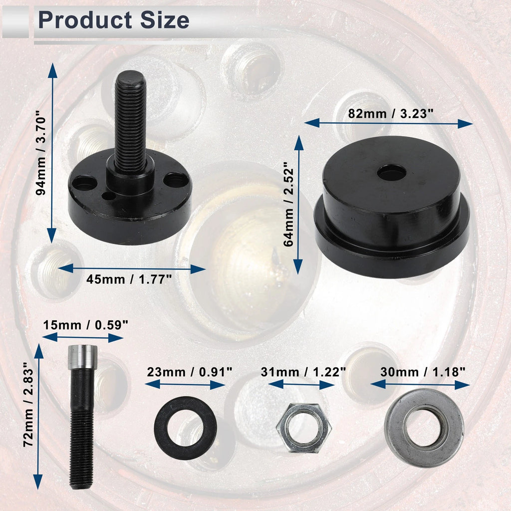 Set of 1 Crankshaft Seal Installer Tool for Ford F-250 Super Duty (2008–2010)