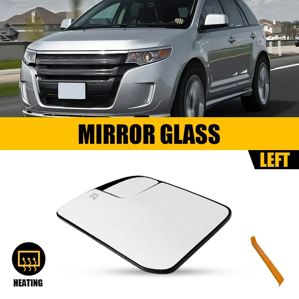 Left Hand Side Heated Mirror Glass for Ford Edge (2011–2014)