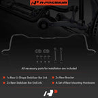 Suspension Stabilizer Bar with Bushing Kit for Ford Mustang