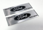 Pair Sill Plate Emblems Decals Replacement for Ford Mustang (1964–1973)