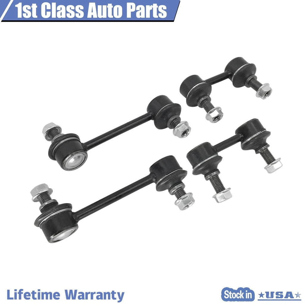 Set of 2 Front Suspension Sway Bar End Links for Chevy Geo Prizm Toyota Corolla (1992–2002)