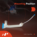 Windshield Washer Reservoir with Pump & Cap for Honda S2000 (2000-2009)
