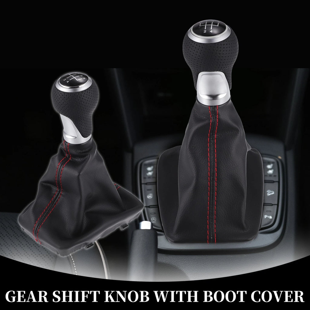 5 Speed Manual Gear Shift Knob with Cover for Audi A4 S4 S-Line (1996–2001)
