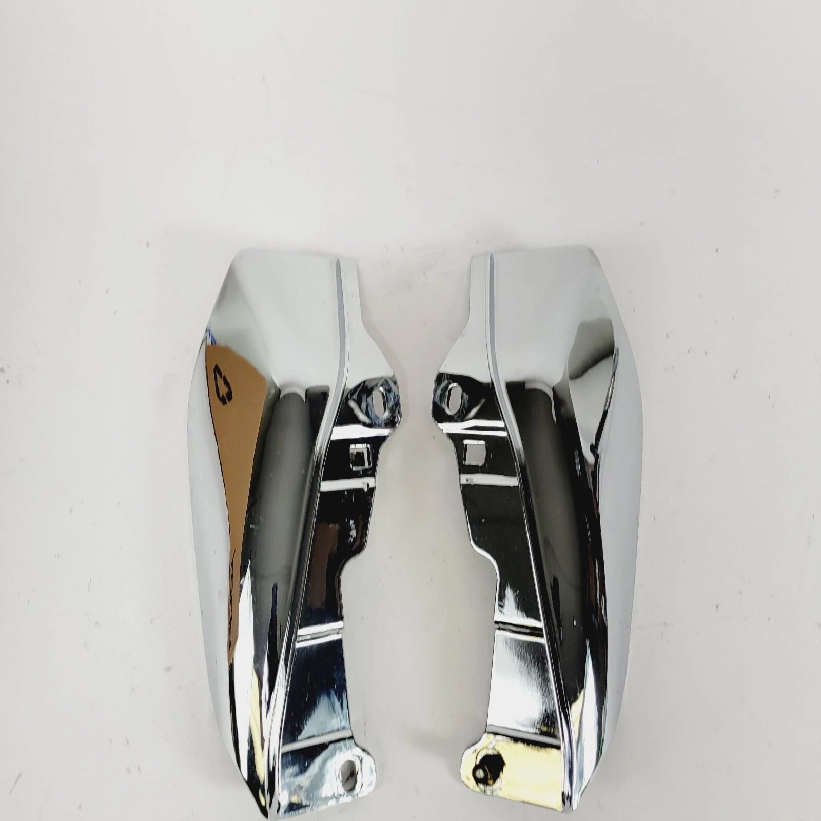 Chrome Mid Frame Heat Air Shields for Harley-Davidson Touring (2009–2016)