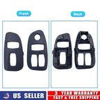 Set of 2 Window Switch Bezels for Chevy Camaro (1993–2002) Black