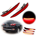 Red Lens Tail Brake Lamps with Sequential Turn Signal for Chevrolet Equinox (2018–2022)