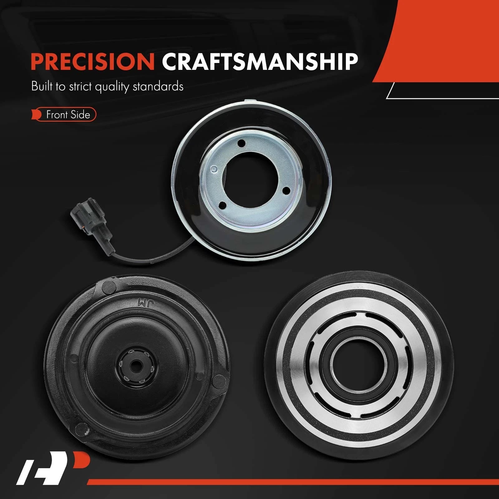 A/C Compressor Clutch Kit with 6-Groove Pulley for Nissan Altima (2002–2006)