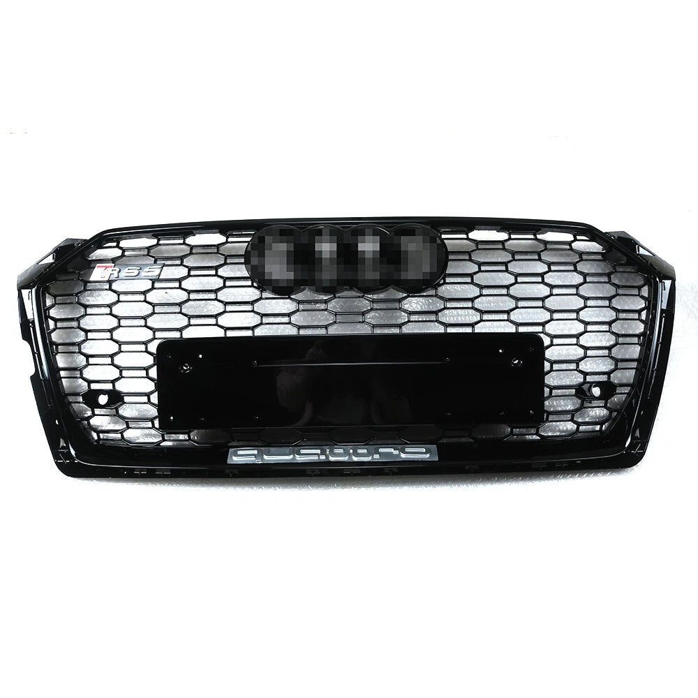 Front Bumper Grille Honeycomb for Audi A5 S5 B9 (2017–2019) RS5 Style