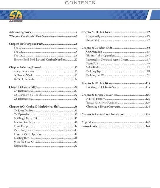 Transmission Rebuild & Modification Guide for Ford C4 C6 (1964-1996)
