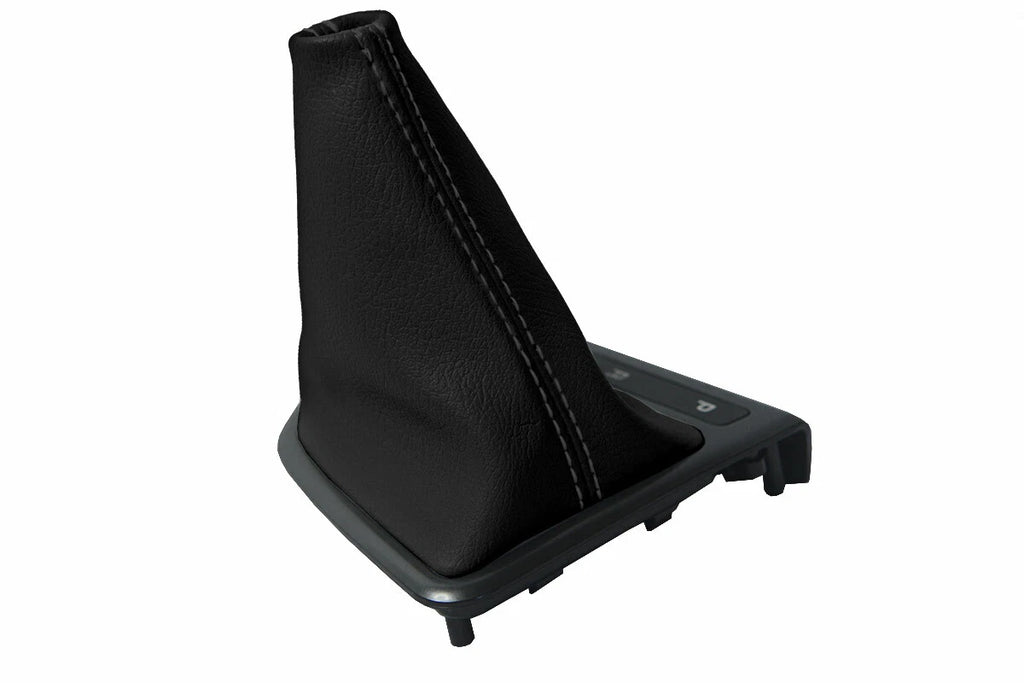 Leather Automatic Shift Boot Cover for Kia Optima (2011–2015) Black