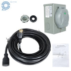 30 Amp Generator Cord and Power Inlet Box for NEMA L14-30P L14-30R