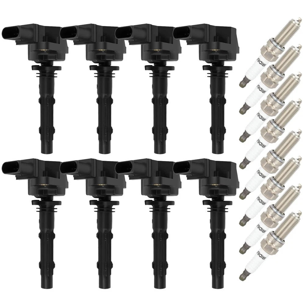 Set of 8 Ignition Coils & Spark Plugs for Mercedes-Benz GL450 (2007–2012)