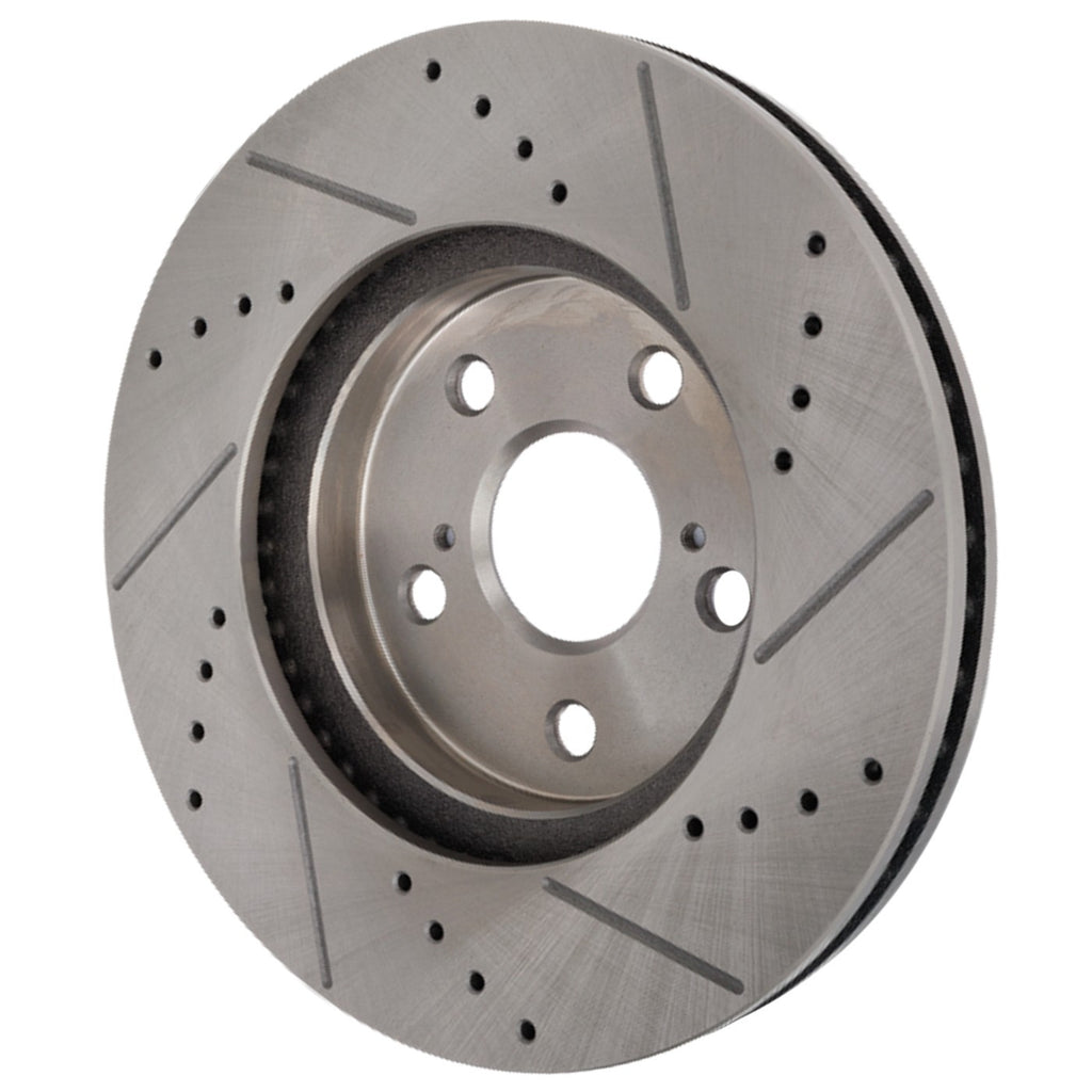 Front & Rear Brake Disc Rotors for Toyota Sienna (2004–2010)