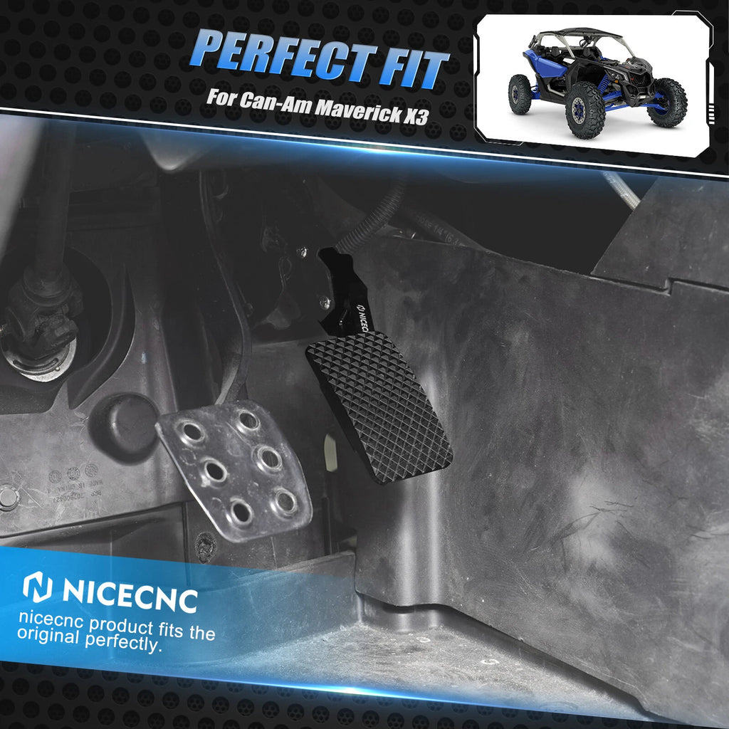 Extended Gas Throttle Pedal for Can-Am Maverick X3 (2017–2023) 707001803 Turbo