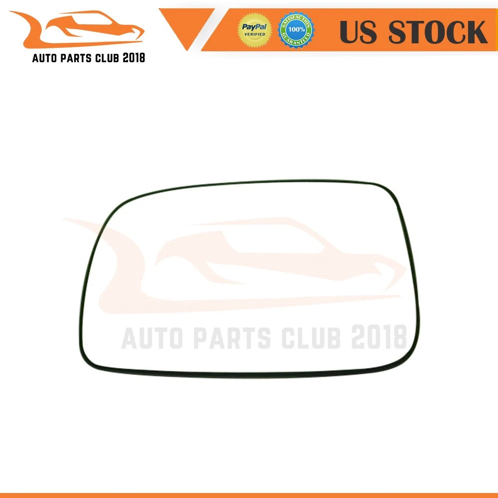 Driver Side Heated Mirror Flat Glass W/Plate for Toyota Camry (2007–2013)
