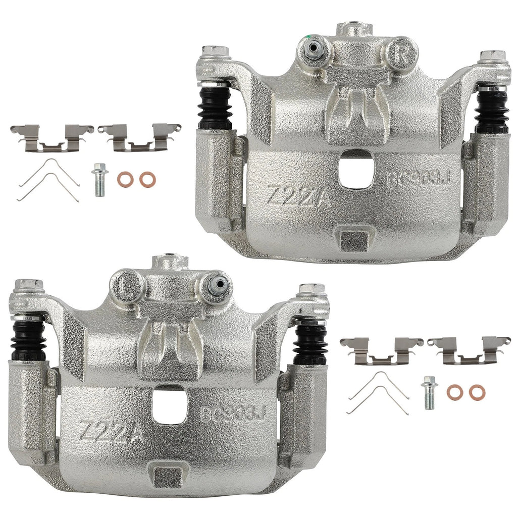 Front Brake Calipers for Nissan March, Versa (2012–2019) - Set of 2