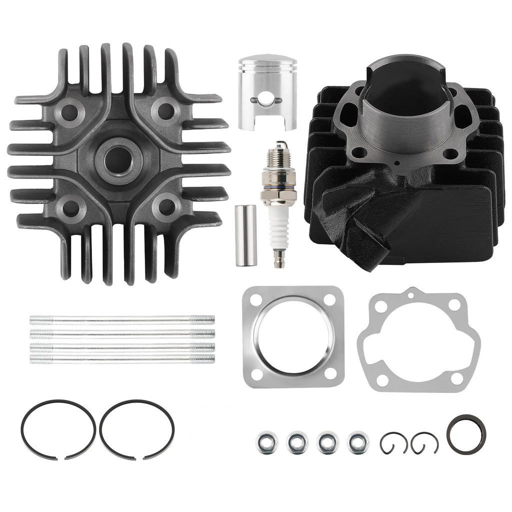49cc Cylinder Piston Gasket Top End Kit for Suzuki Quadrunner 50 LT50 (1984–1987)