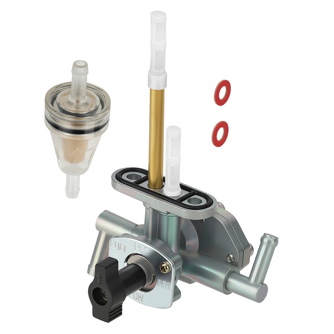 Fuel Gas Valve Petcock & Filter for Suzuki QuadSport 400 Z LT-Z400 (2003–2008)