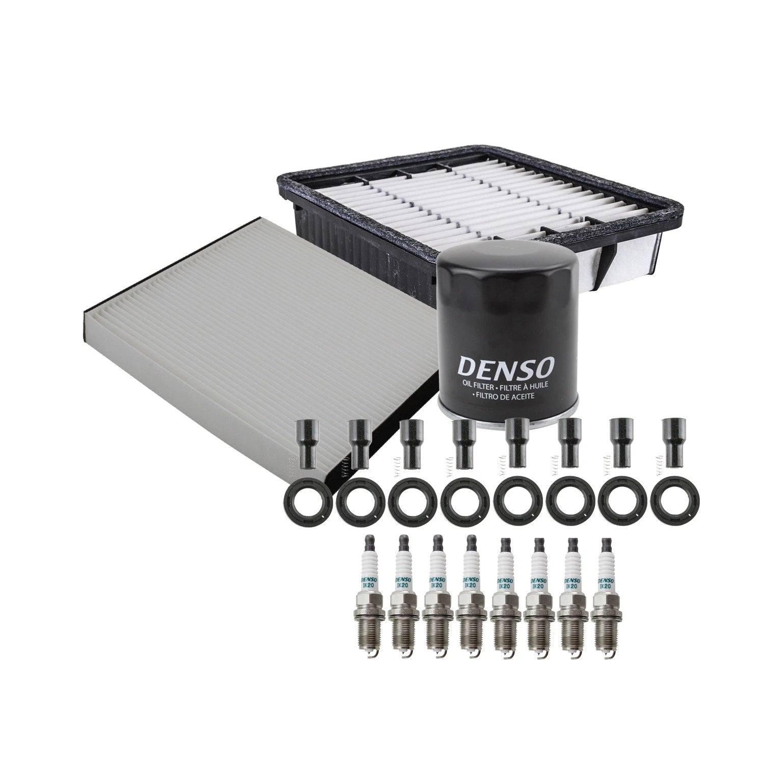 Denso Tune Up Kit 8 Spark Plugs & Boots for Lexus LS430 (2001–2006)