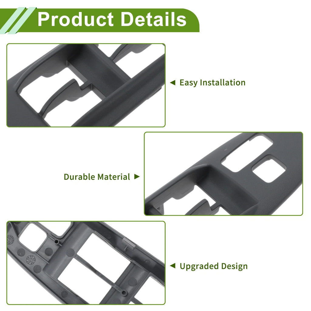 Left Side Window Switch Bezel Cover for Toyota Camry (1997–2001) No.74232AA030B0