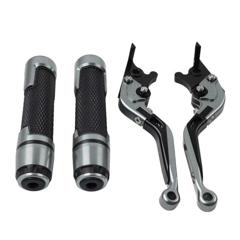 Extendable Brake Clutch Levers & Handlebar Grips for Suzuki GSXR750