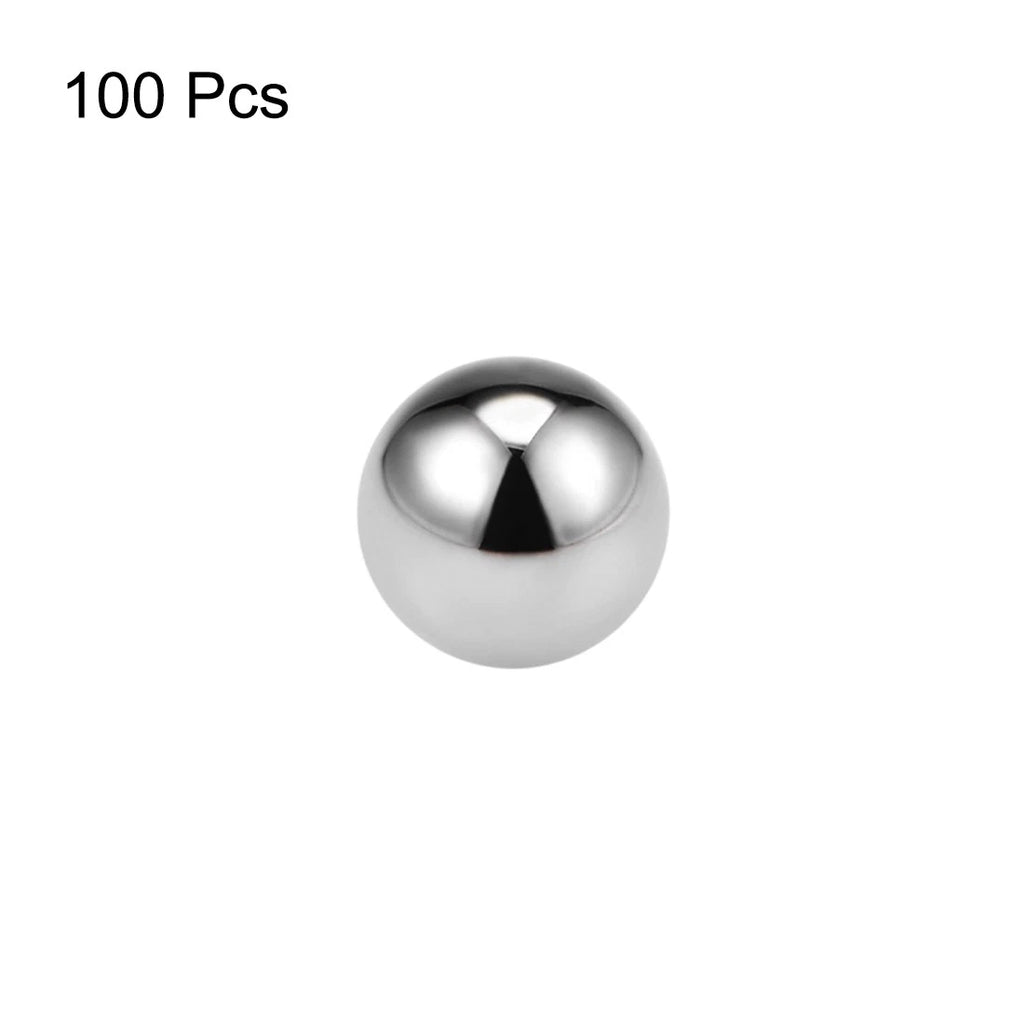 100pcs 6mm Solid Chrome Steel Precision Balls for Bearing Keychain