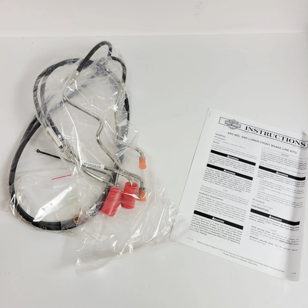 Brake Line Kit for Harley Touring Street Road Glide (2014–2023) 41800323