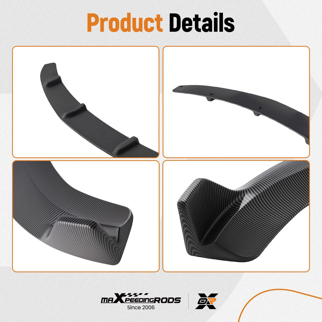 Carbon Look Front Lip for Mercedes Benz E Class W213 E63 (2016–2019)