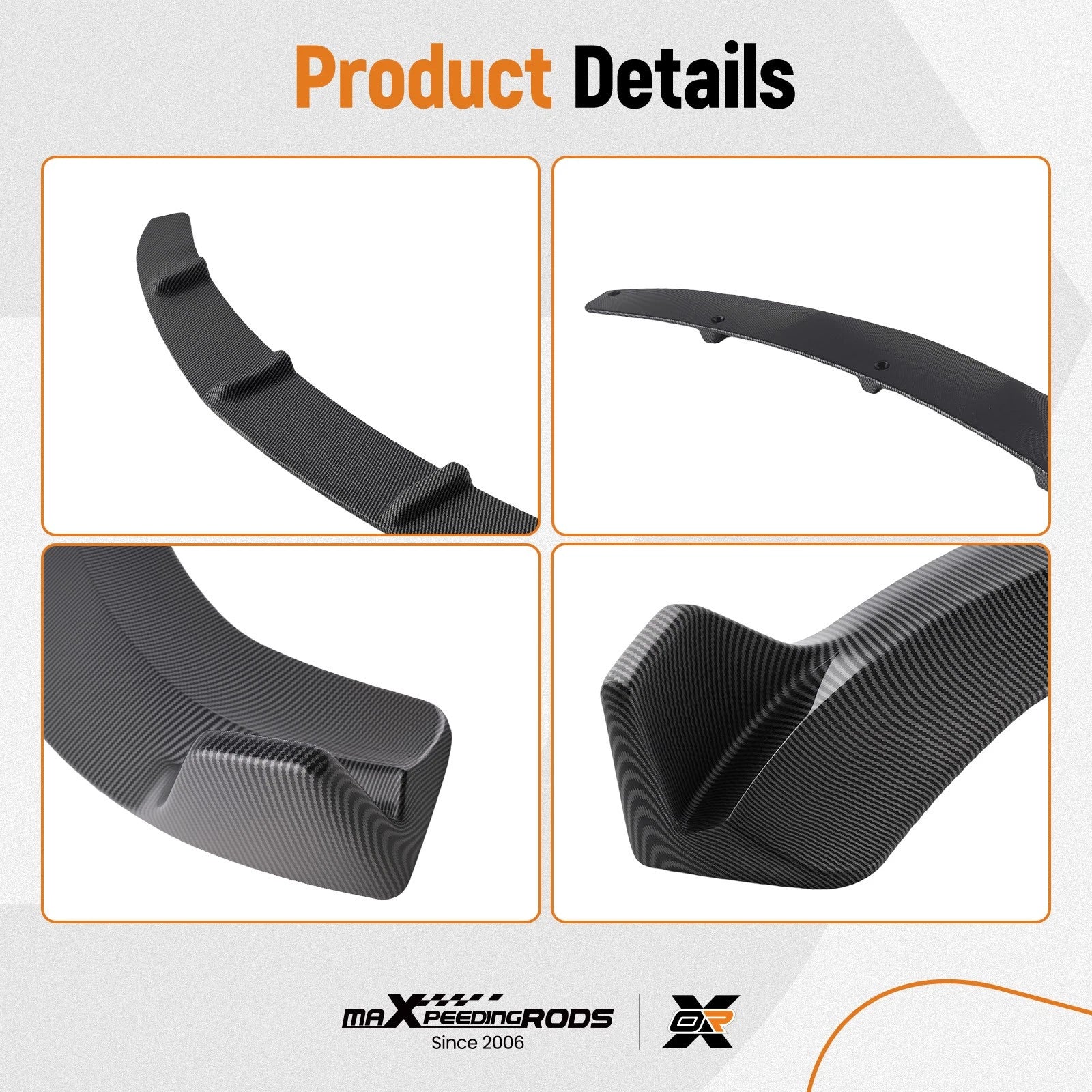 Carbon Look Front Lip for Mercedes Benz E Class W213 E63 (2016–2019)
