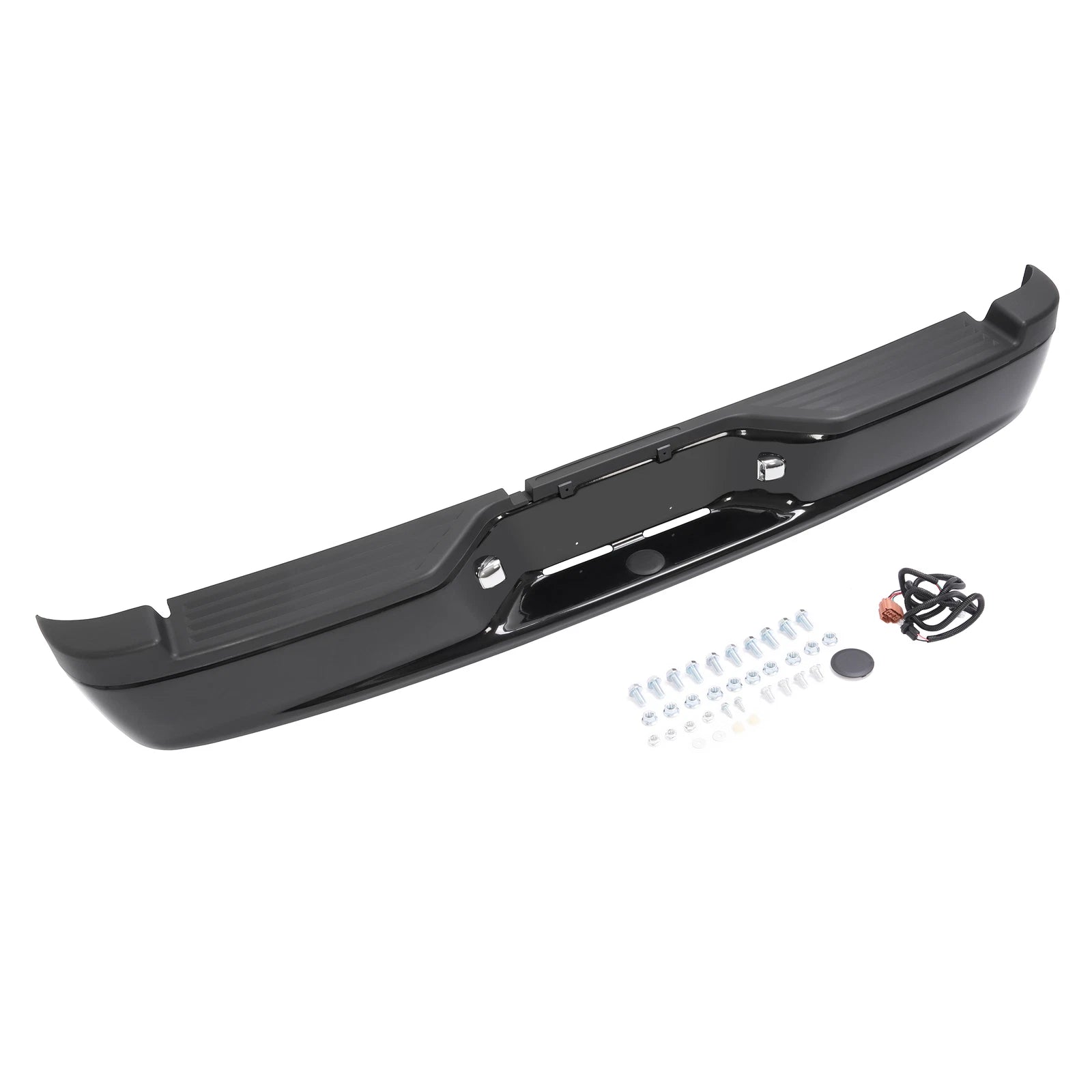 Black Steel Rear Bumper Assembly for Dodge Dakota/Ram Dakota (2005–2011)
