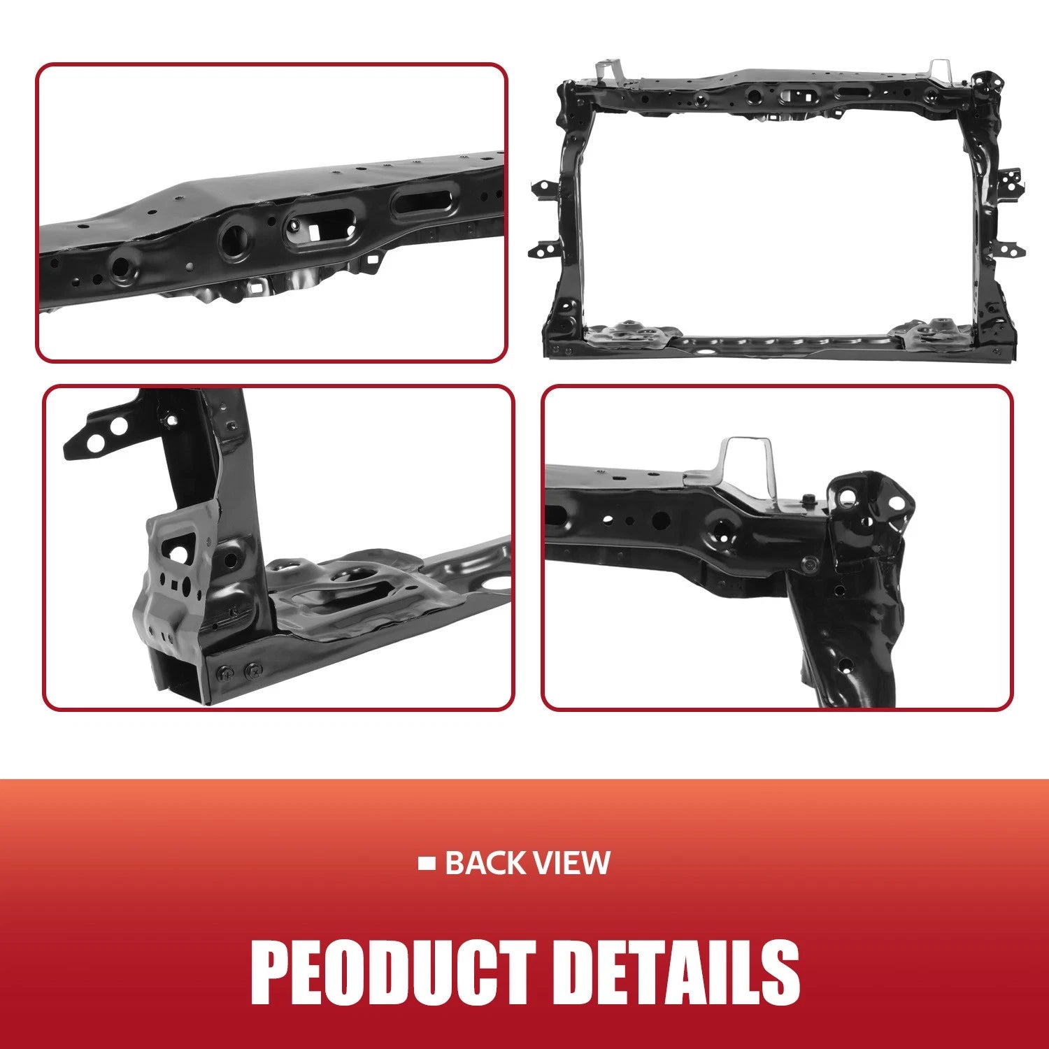 Front Radiator Support for Honda HR-V (2019–2022) HO1225209 60400T7WA50ZZ