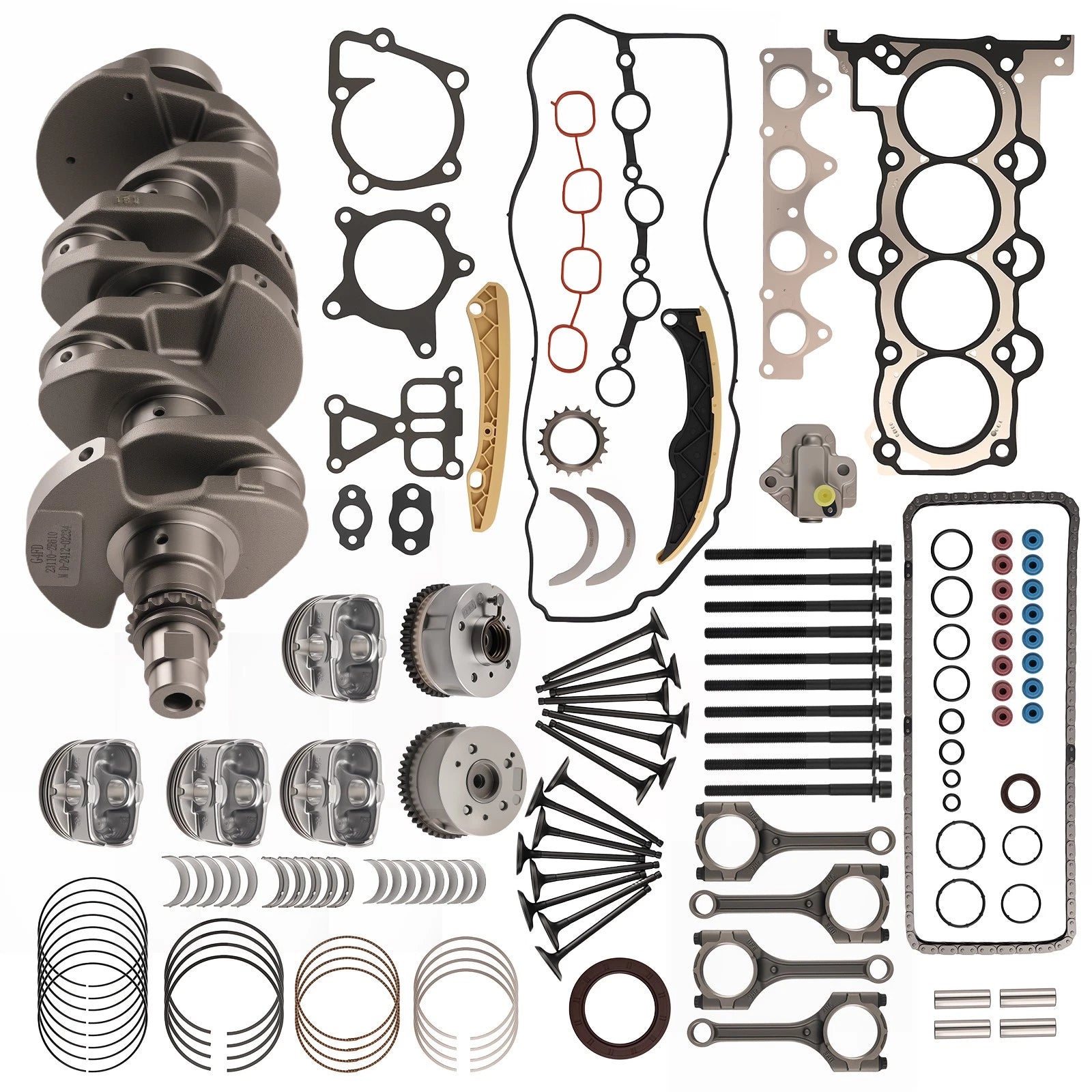Engine Overhaul Kit for Hyundai Veloster, KIA Soul 1.6L Turbo (2011–2021)