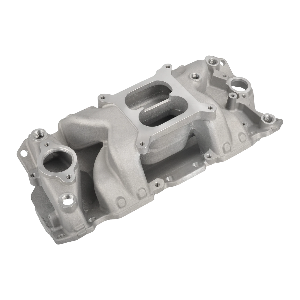 Intake Manifold Dual Plane Aluminum for Chevy SBC 350 400 (1955–1995)
