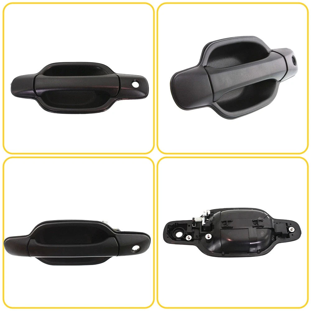 Outer Left Front Door Handle Black for Chevrolet Colorado GMC Canyon (2004–2012)