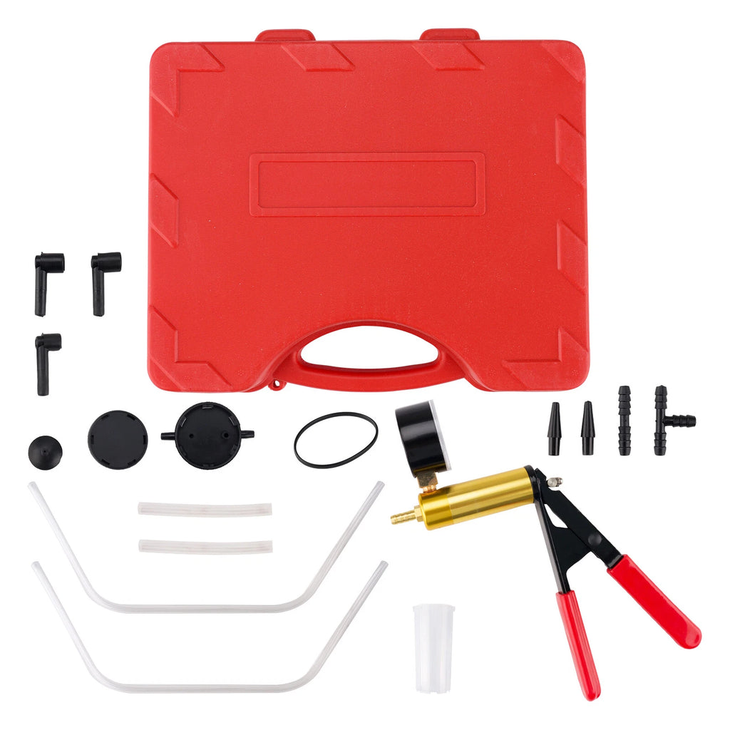 2-in-1 Brake Bleeder Vacuum Pump Gauge Test Tuner Kit for DIY (2021–2025)