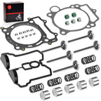 Intake Exhaust Valve Set with Seals Collets Springs Gasket for Yamaha YFZ450 (2004–2009)