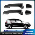 Exterior Door Handle for Toyota RAV4 (2001–2012) Rear LH & RH Black