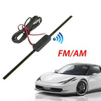 Inline Car Stereo FM/AM Antenna Signal Booster Amplifier