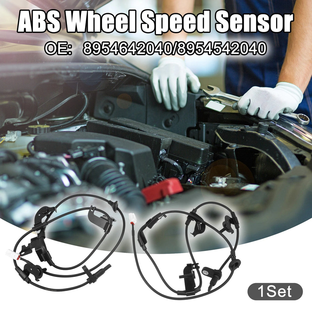 Set of 2 ABS Wheel Speed Sensors for Toyota RAV4 (No. 8954642040)
