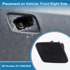 Bumper Headlight Washer Nozzle Cover Cap for BMW 1 Series (2004–2013)
