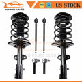 Set of 6 Suspension Front Struts Control Arms Tie Rods for Chrysler Pacifica (2004–2008)