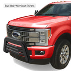 Black Push Bumper Bull Bar for Ford Super Duty (2017-2018)