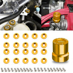 VTEC Solenoid Valve Cover Washer Kit for Honda (Gold, 2010–2014)