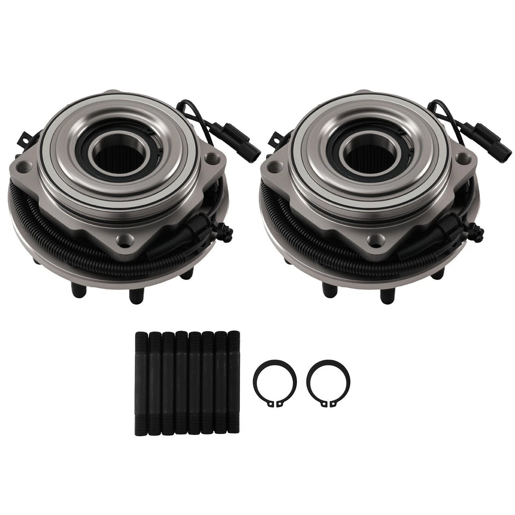 Front Wheel Hub Set for Ford F-450 F-550 Super Duty 4WD (2011–2016)