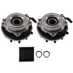 Front Wheel Hub Set for Ford F-450 F-550 Super Duty 4WD (2011–2016)