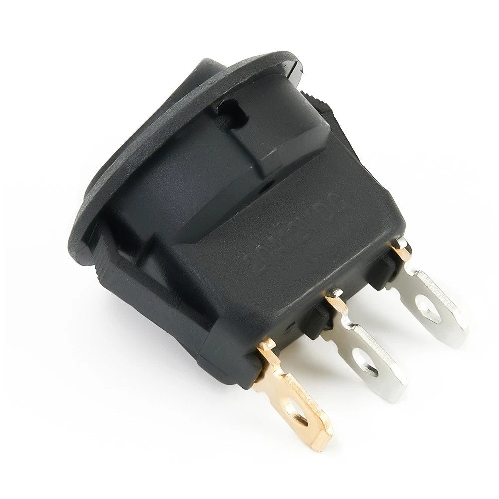 Fog Light Switch for Car Van Truck (Round, Black Red)