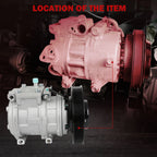 A/C Compressor with Clutch for Honda Accord 1994-1997